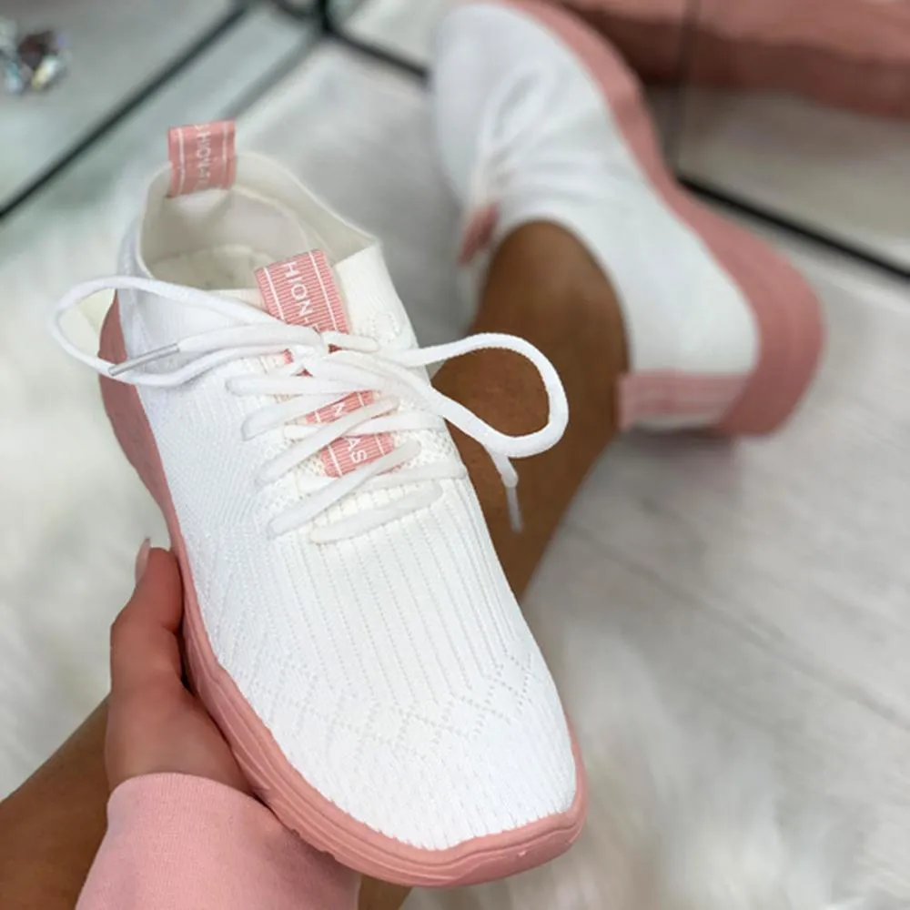 Women Casual  Flat Walking Running Shoes Ballet Flats That Look Like Pointe Shoes