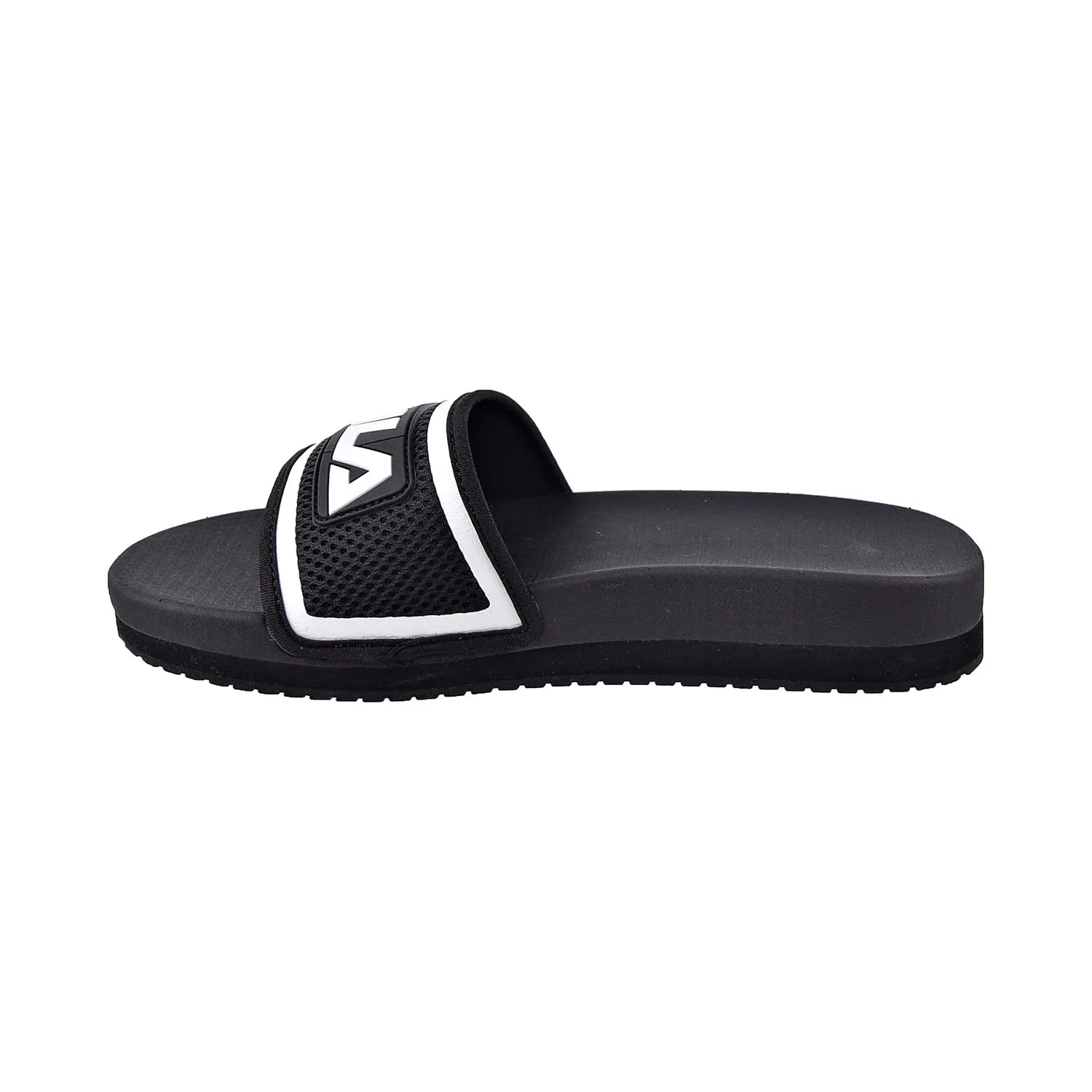 Fila Men's Lunar Slides Black-White Slippers Japanese