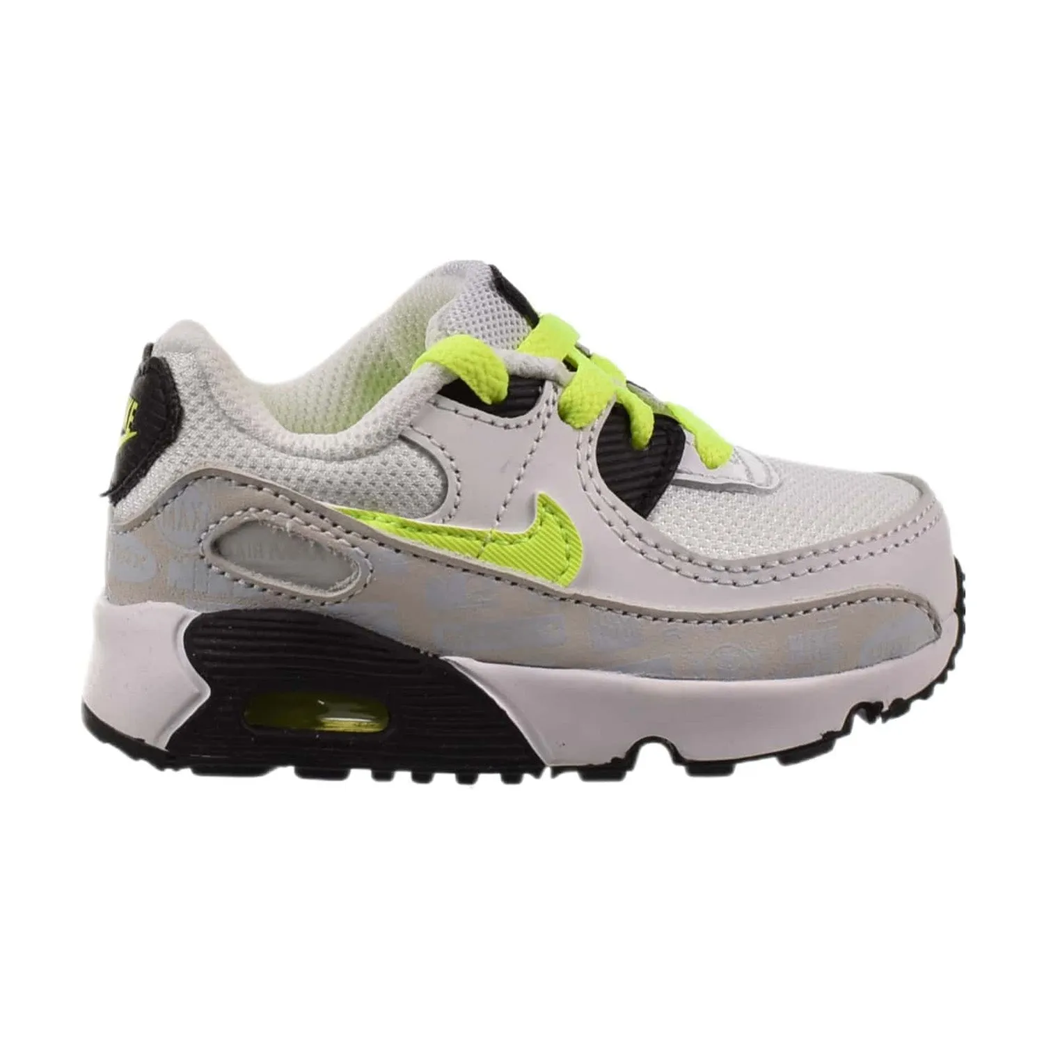 Kiko Kostadinov X Asics Shoes Air Max 90 (TD) Toddler Shoes "Reflective Logo" White-Volt