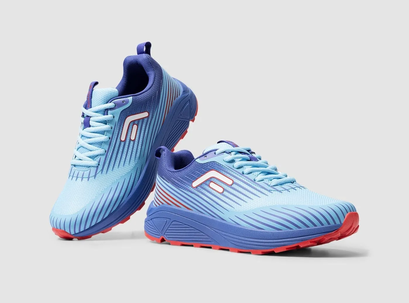 FitVille Men's AllTraction Trail Running Shoes V2 Leather Flat Slip On Shoes