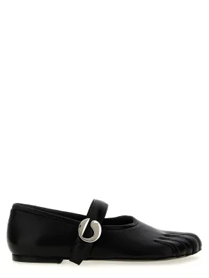 Flat Feet Supination Shoes Five-Toe Flat Shoes Nero