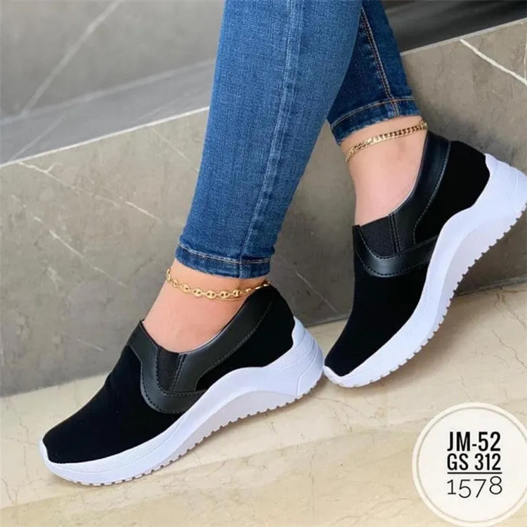 Skull Flat Shoes Flat Sneakers Women Breathable Walking Shoes