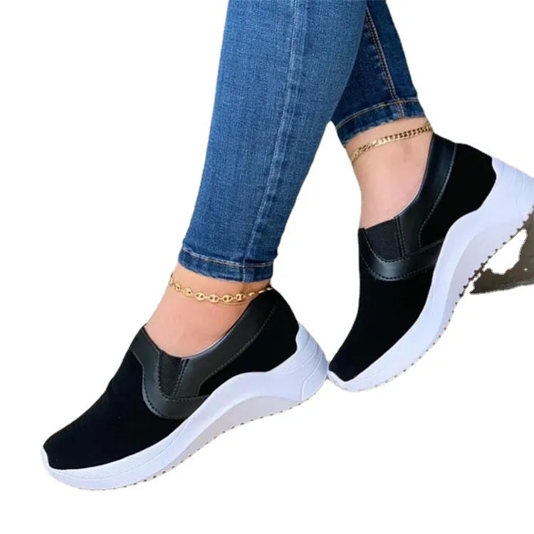 Best Shoes For Flat Pedals Flat Sneakers Women Breathable Walking Shoes