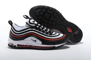 Asics Gel Shoes Nike Air Max 97 White Black Red Shoes !!! CYBER MONDAY SALE !!!