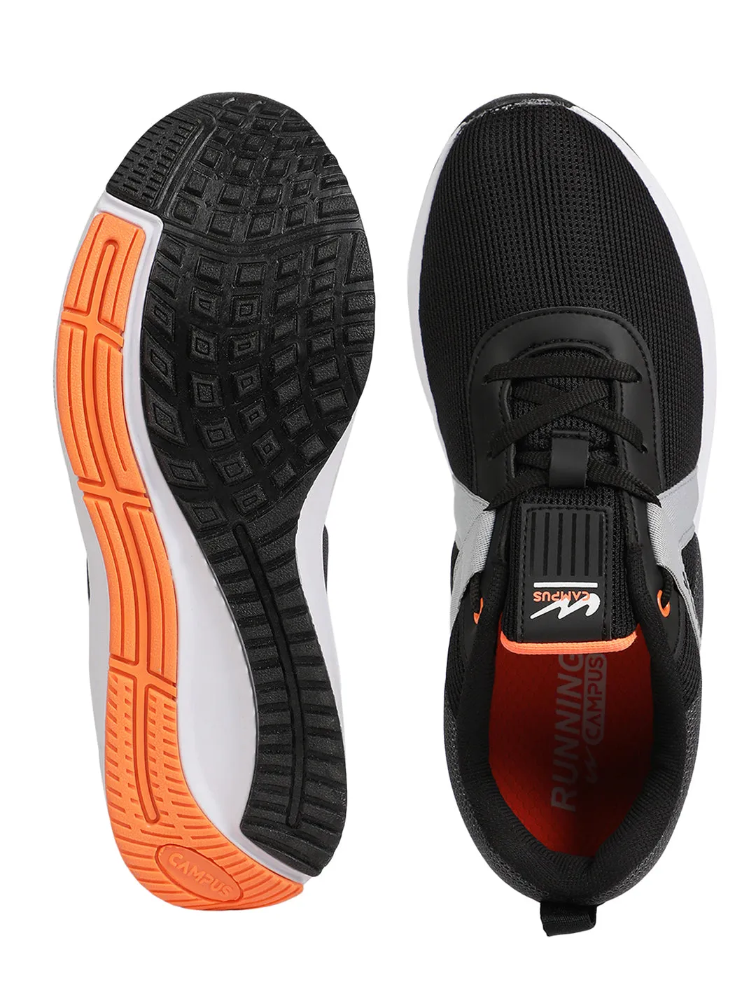 Best Running Shoes For Runners CAMP TWIST Black Men's Running Shoes