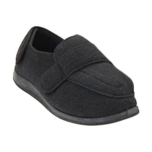 Extra Wide House Slippers Foamtreads Physician Extra Wide Slipper Black (Men's)