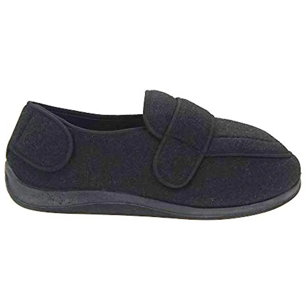 Foamtreads Physician Extra Wide Slipper Black (Men's) Slippers Tj Maxx