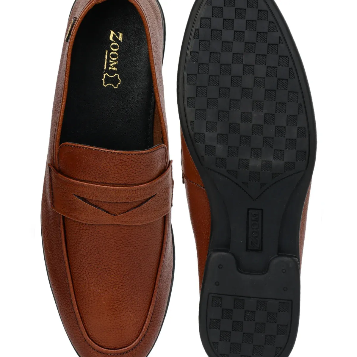 Formal Black Penny Loafers 1736 | Leather Slip-On Shoes Loafers Pike