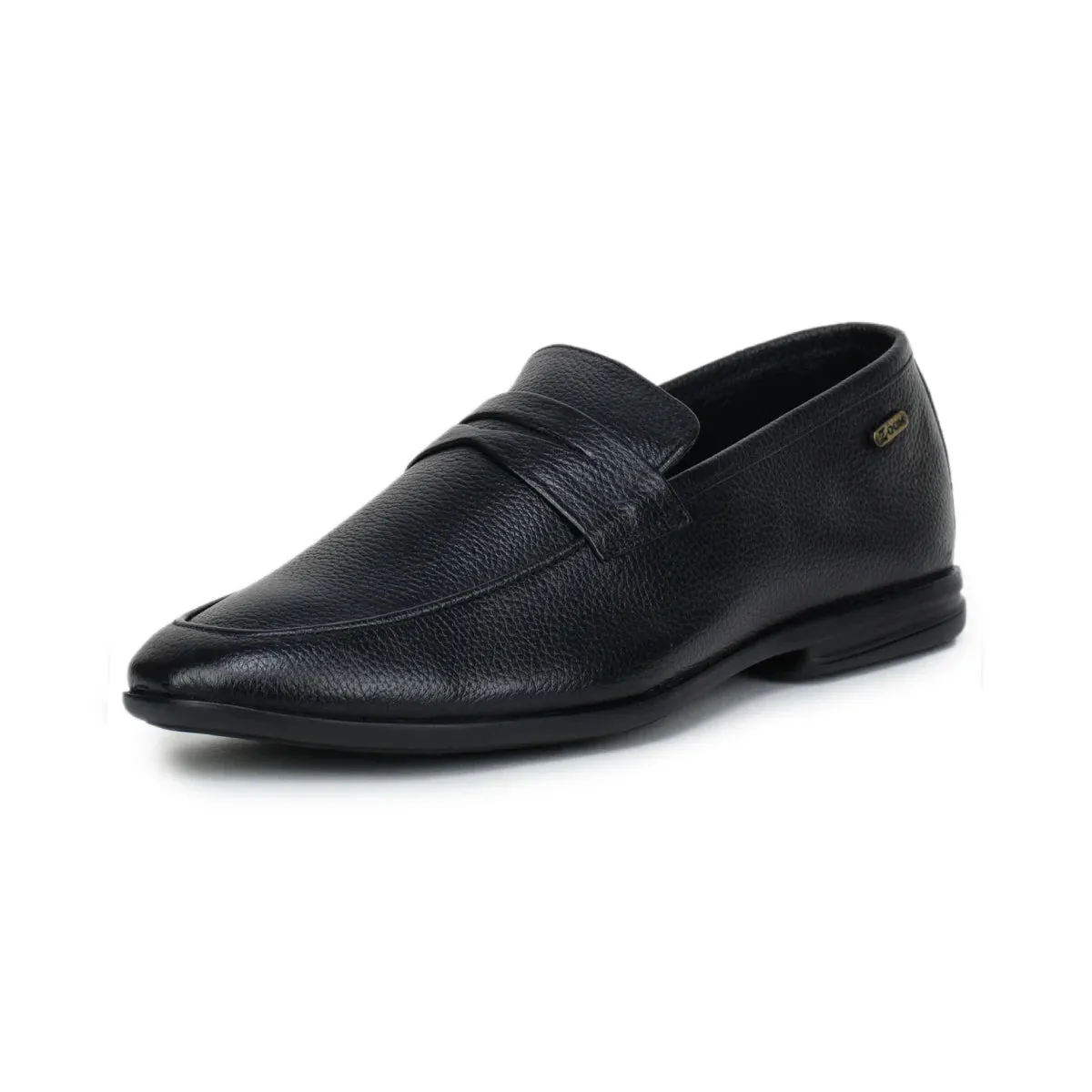 Formal Black Penny Loafers 1736 | Leather Slip-On Shoes Boat Shoes Or Loafers