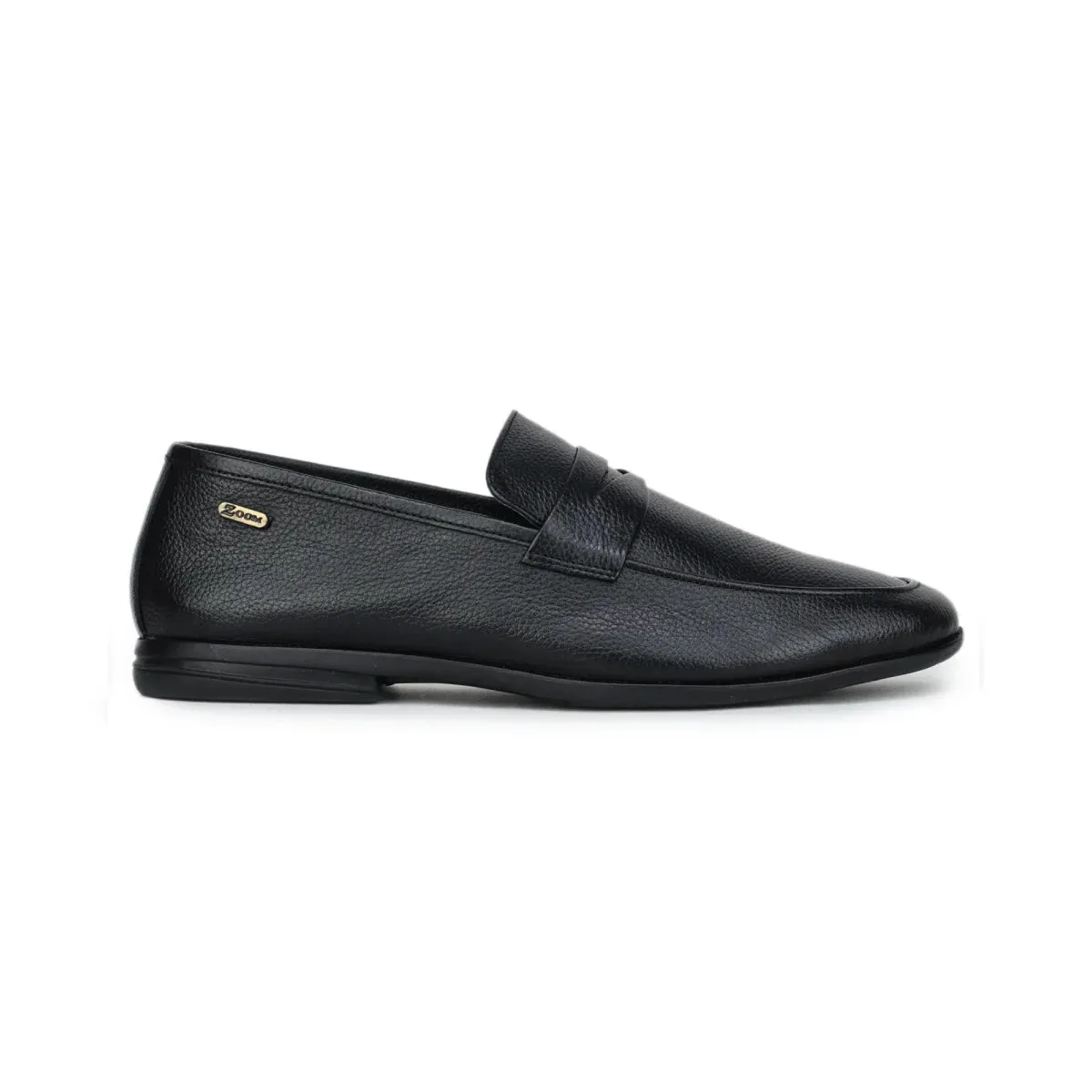 Formal Black Penny Loafers 1736 | Leather Slip-On Shoes Parisian Shoes Loafers