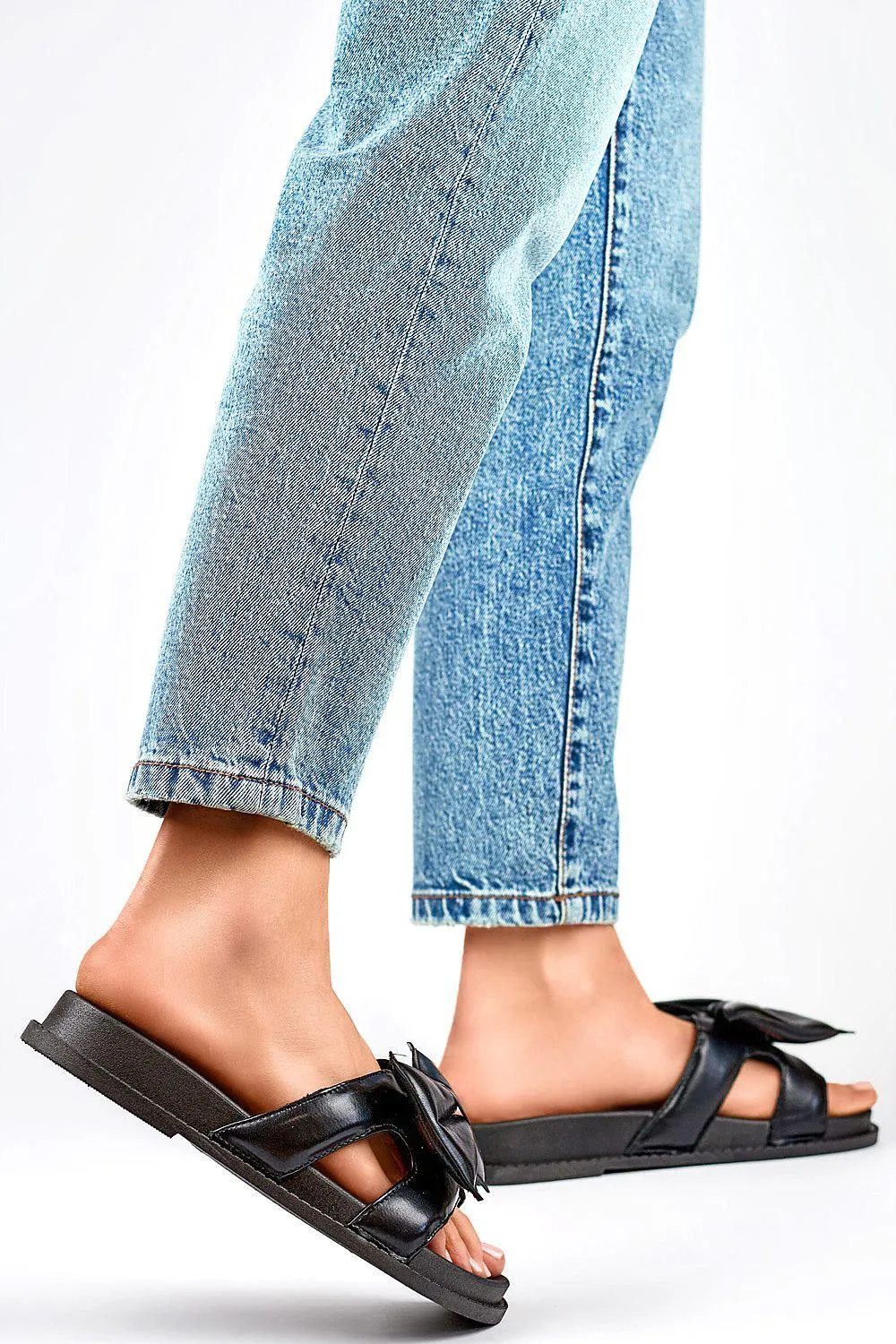 Changeable Flip Flops Eco-Friendly Luxe Leather Platform Sandals