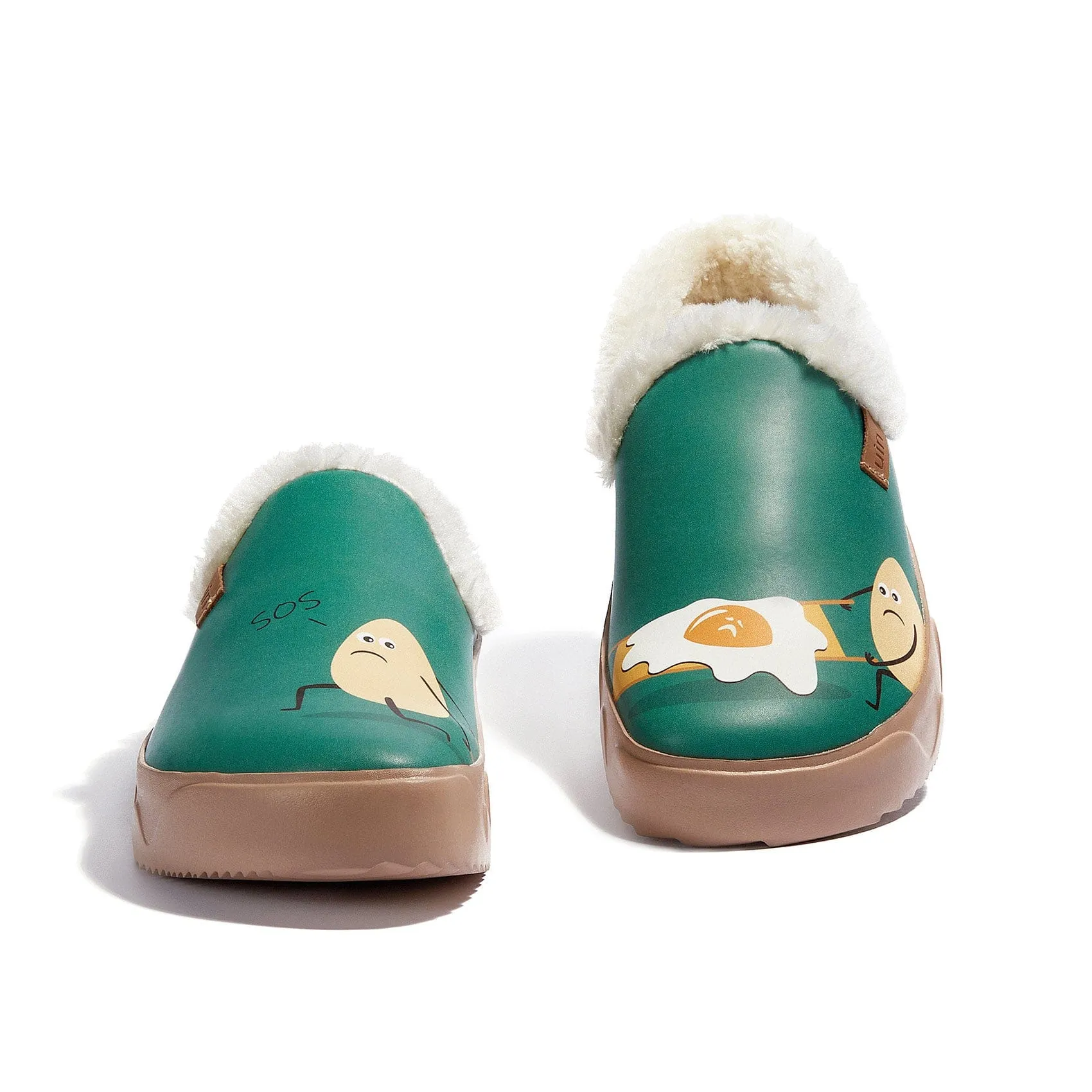 Here's Your Breakfast Fuerteventura VII Women Composite Toe Slip On Work Shoes