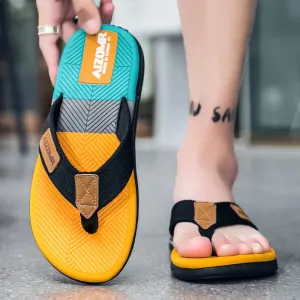 New Summer Sandals Shoes  Men Flip Flops High Quality Beach Sandals Non-slip Casual Shoes Man Slippers Sandalias Igor Sandals