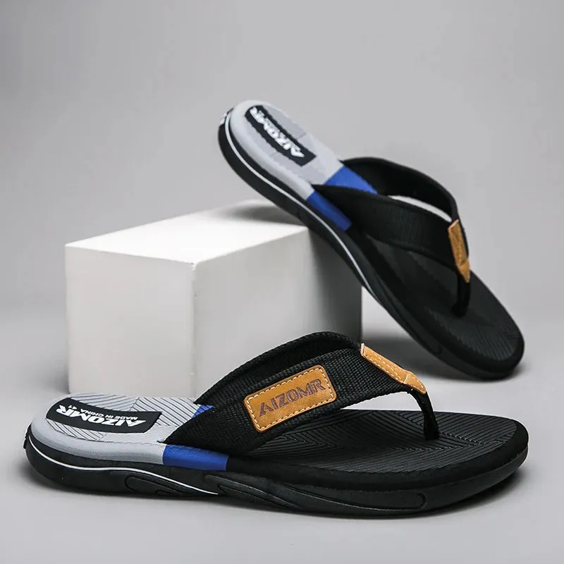 New Summer Sandals Shoes  Men Flip Flops High Quality Beach Sandals Non-slip Casual Shoes Man Slippers Sandalias Pool Sandals