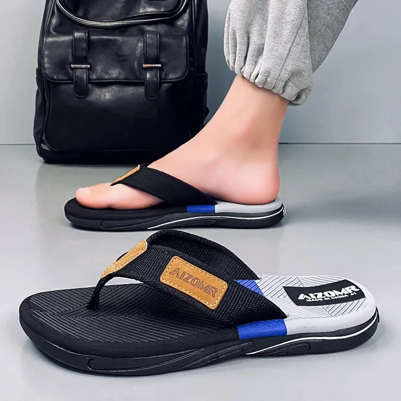 Punta Cana Dominican New Summer Sandals Shoes  Men Flip Flops High Quality Beach Sandals Non-slip Casual Shoes Man Slippers Sandalias