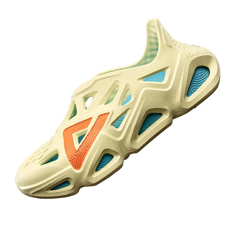 PEAK TAICHI  Summer Shoes Men's Lightweight Sandals Breathable Casual Shoes Beach Hole Shoes For Men E12035L Sandals Cover Bunions