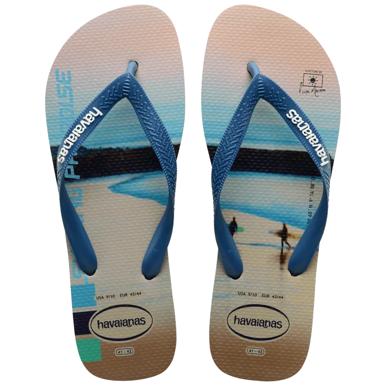 HAVAIANAS HYPE - SAND.BLUE COMFY Axolotl Slippers