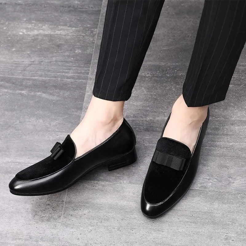 Best Socks For Loafers Gentlemen Bowknot Wedding Leather Dress Shoes