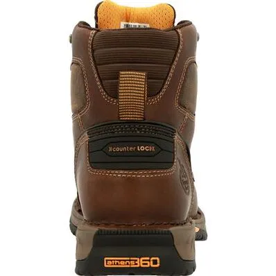 GEORGIA BOOT Men's Athens 360 6 Inch Waterproof GB00439 Best Work Boots For Laborers