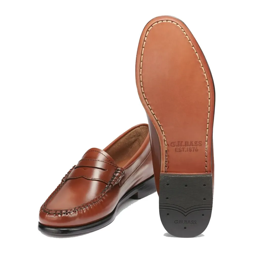 Bamboo Loafers G.H. Bass Women's Whitney Weejuns Loafer in Cognac