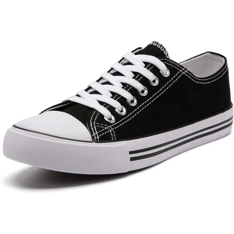 Traditional Canvas Lace Up Trainer For Men