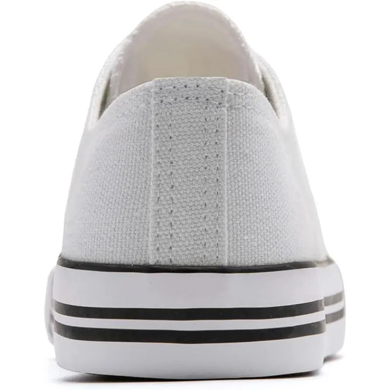 Feather Slippers Traditional Canvas Lace Up Trainer For Men