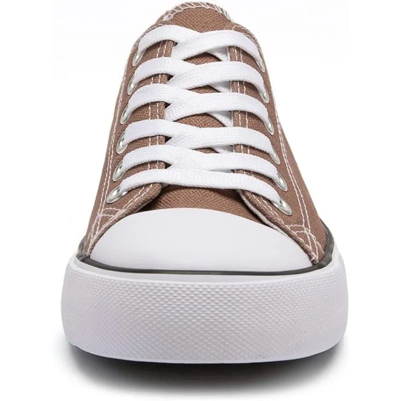 Traditional Canvas Lace Up Trainer For Men