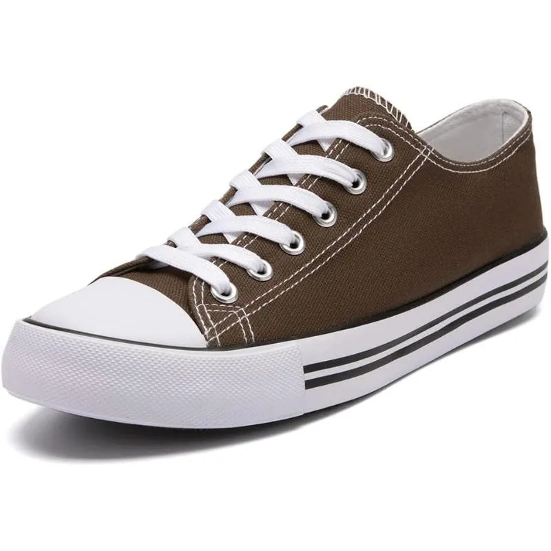 Traditional Canvas Lace Up Trainer For Men