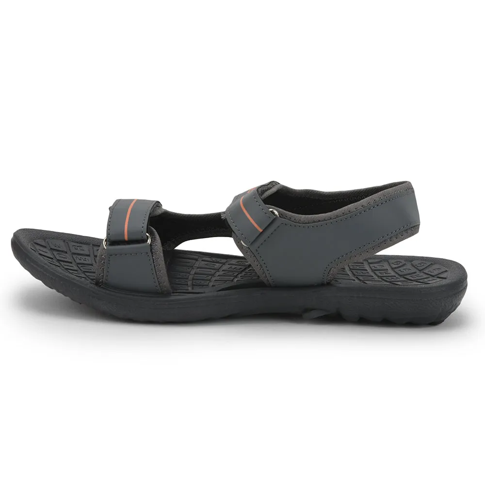Slippers Non Slip Soles Gliders (Grey) Casual Sandals For Men STRIKER By Liberty