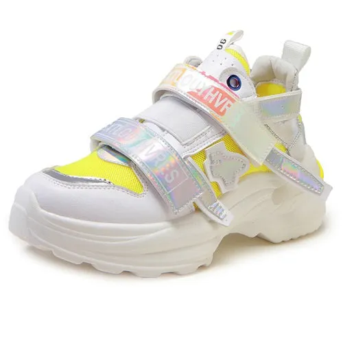 Reebok Basketball Sneakers Glitter Wedge Sneakers