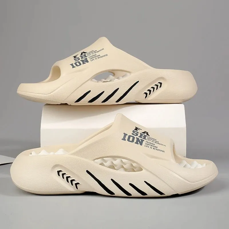 Summer massage slippers, casual soft sole beach flip flops Sheep Slippers