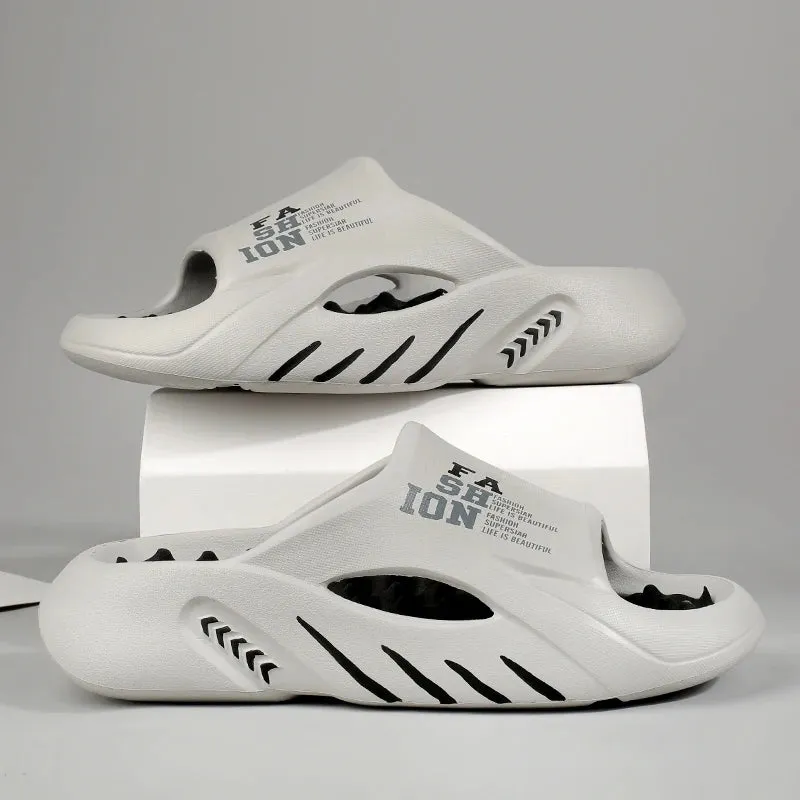 Slippers T.j. Maxx Summer massage slippers, casual soft sole beach flip flops