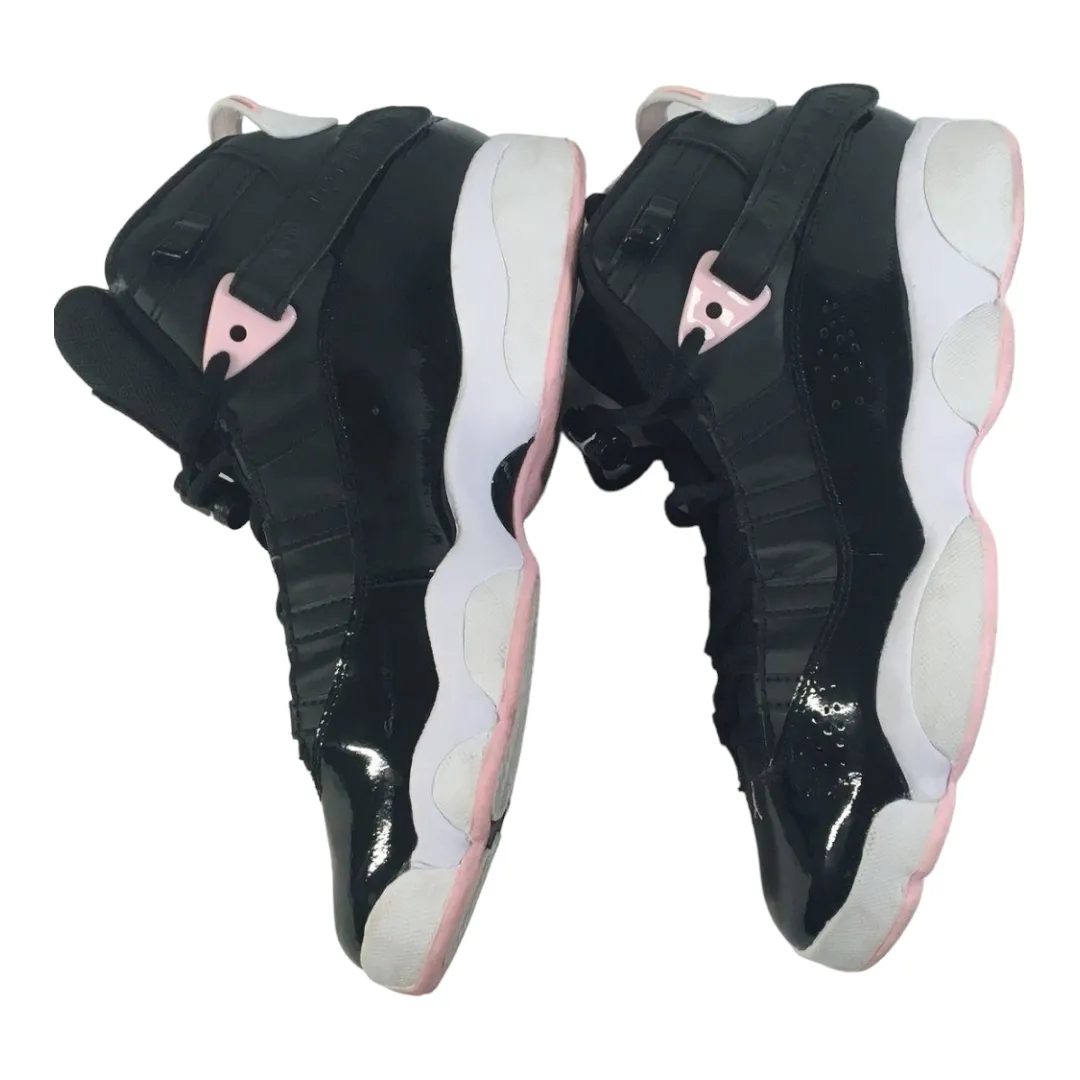 Great *Jordan 6 Rings GS Grade School Black/Pink Artic Punch Sneakers Shoes (sz 6y) Asics Sprint Shoes