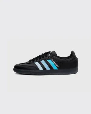 Adidas Black Sheep x CLTFC Samba Shoe - Black/Blue Customize Adidas Shoes