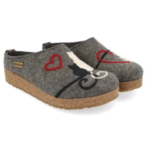 Slip Cyber Monday Deals Haflinger Micini Grey Wool Slipper (Women's)