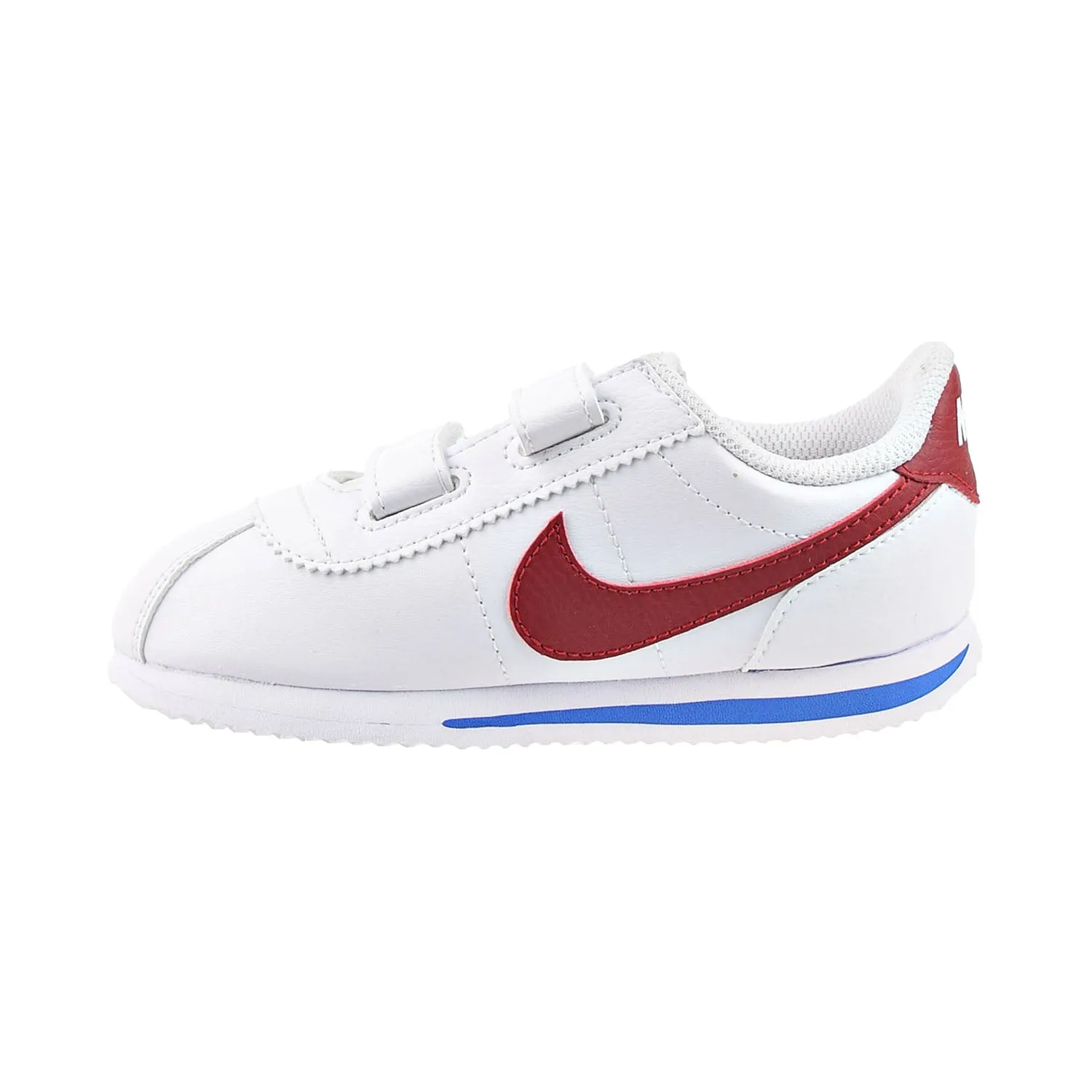 Nike Cortez Basic SL (TD) Toddler's Shoes White-Varsity Red-varsity Royal-black Zero Drop Running Shoes Asics