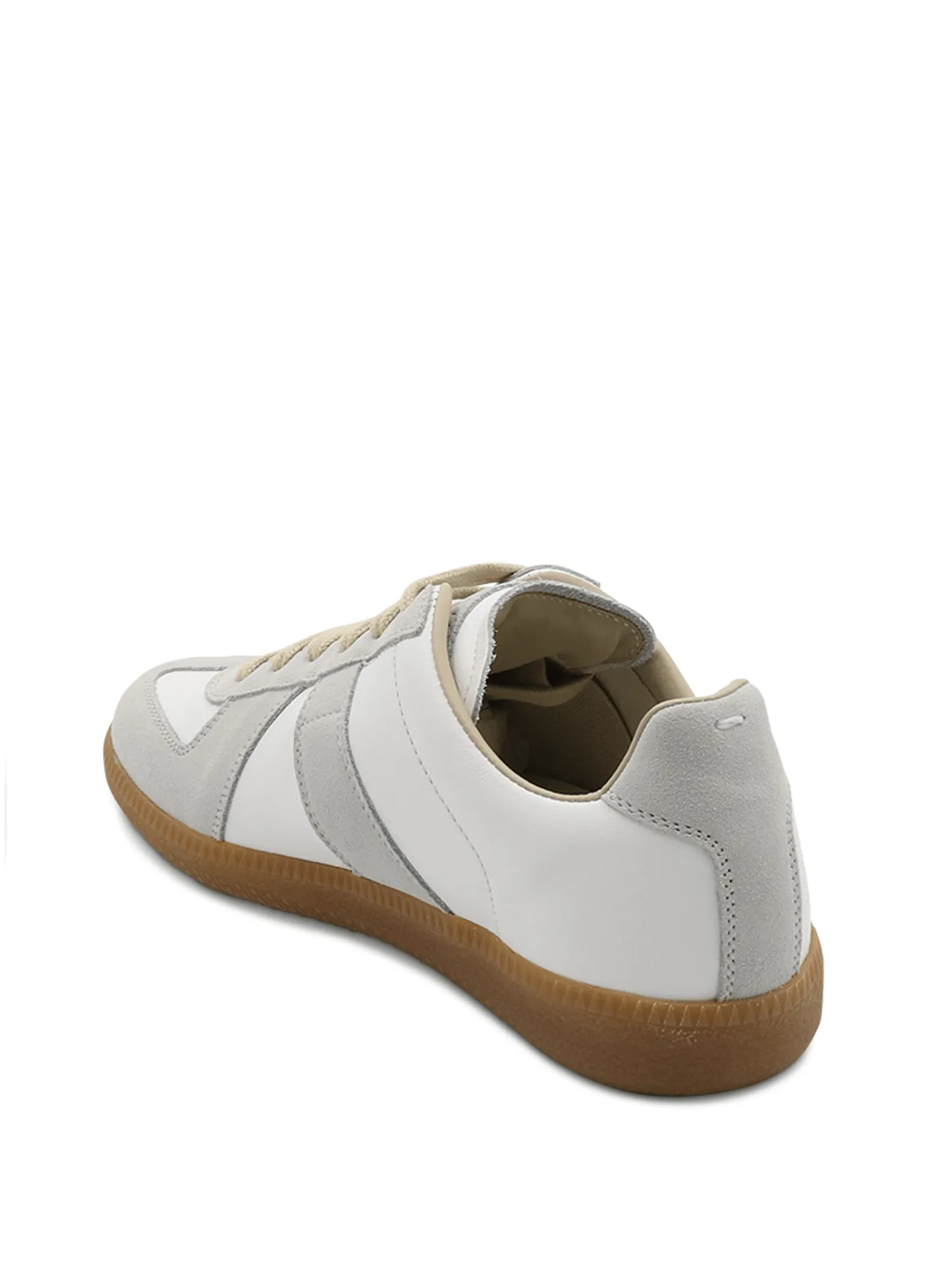 Roshe Sneakers Replica Leather Sneakers in White