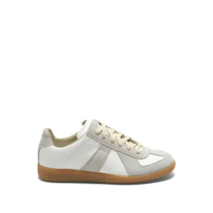 Best Sneakers For Neuropathy Replica Leather Sneakers in White