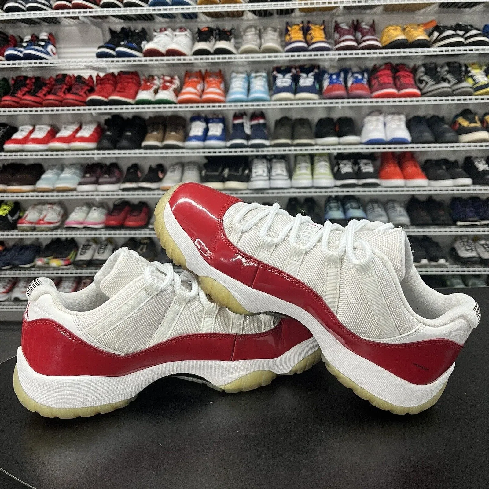 Sneakers That Look Like Feet Nike Air Jordan 11 Retro Low Cherry 2016 528895-102 Men's Size 10