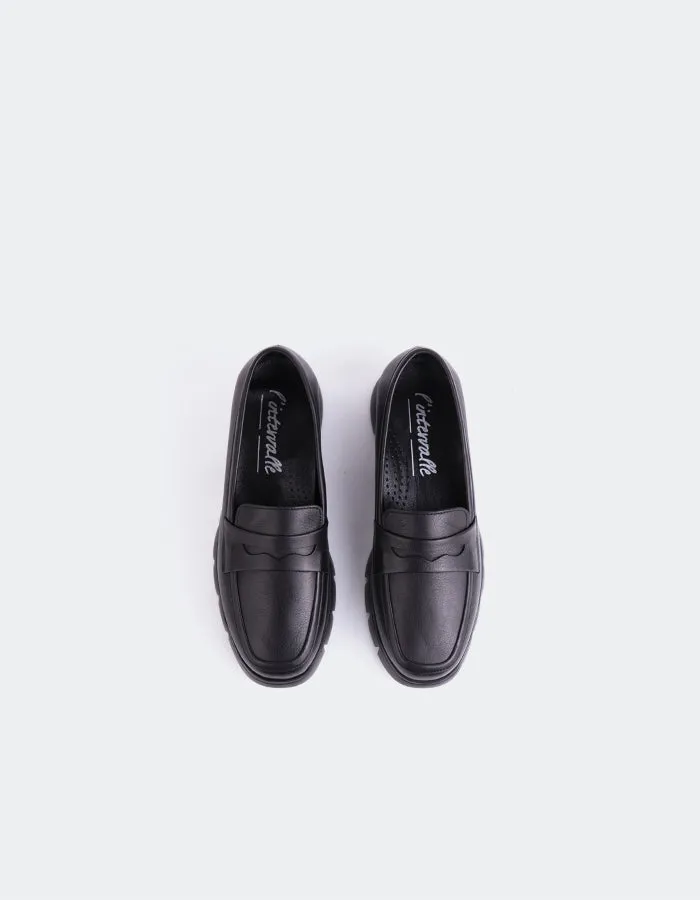 Wearing Loafers In The Winter Harmani Black Leather