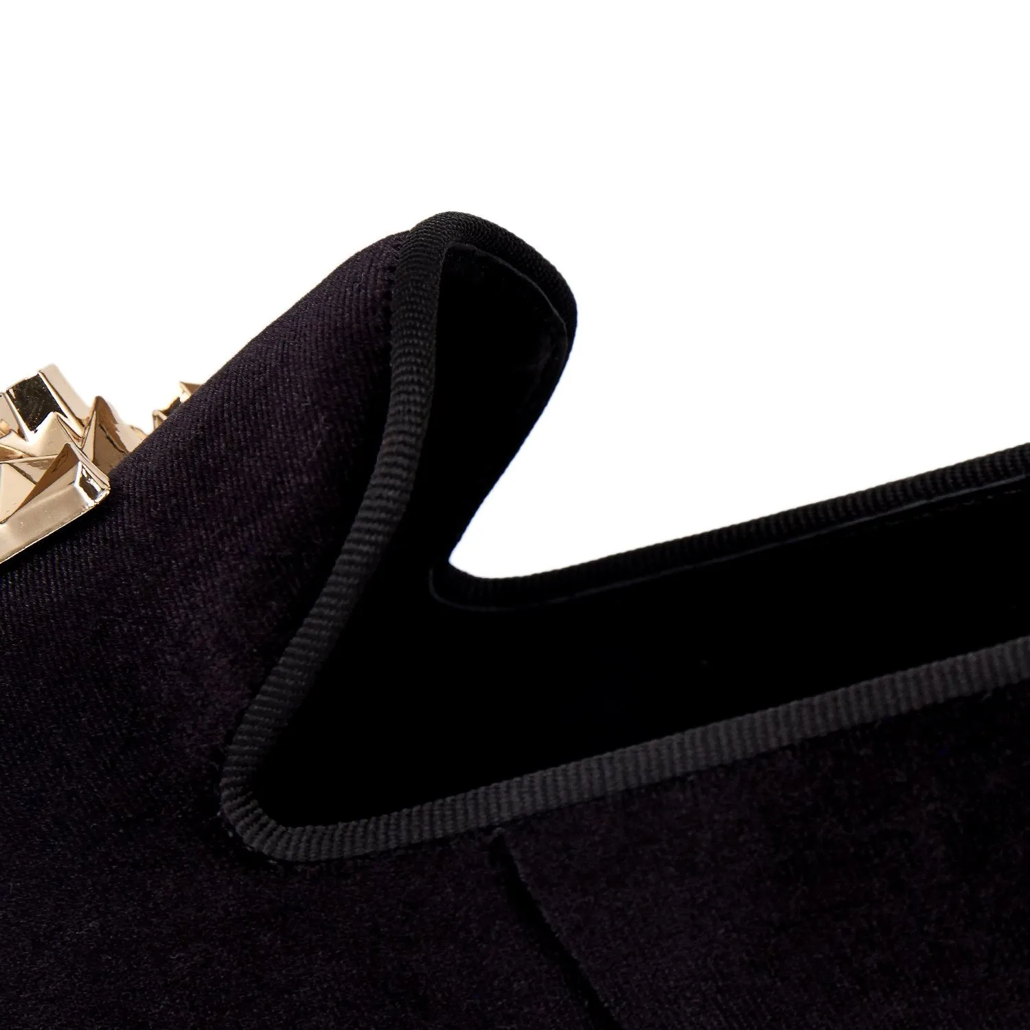 Driving Loafers Harpelunde Men Loafers Velvet Red Buckle Wedding Shoes Gold Metal