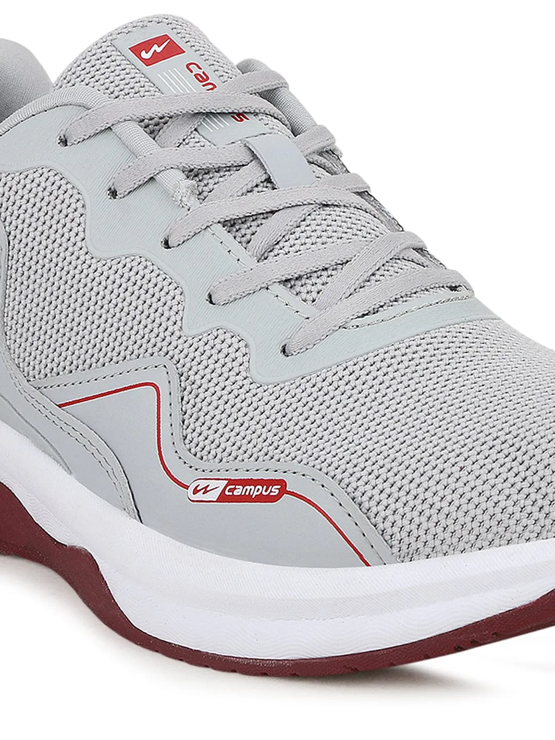 HASHBRO Grey Men's Running Shoes Tempus Running Shoes