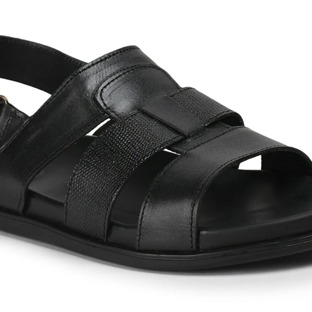 Faux Fur Slide Sandals Healers By Liberty Men SOFT-4 Black Formal Sandal