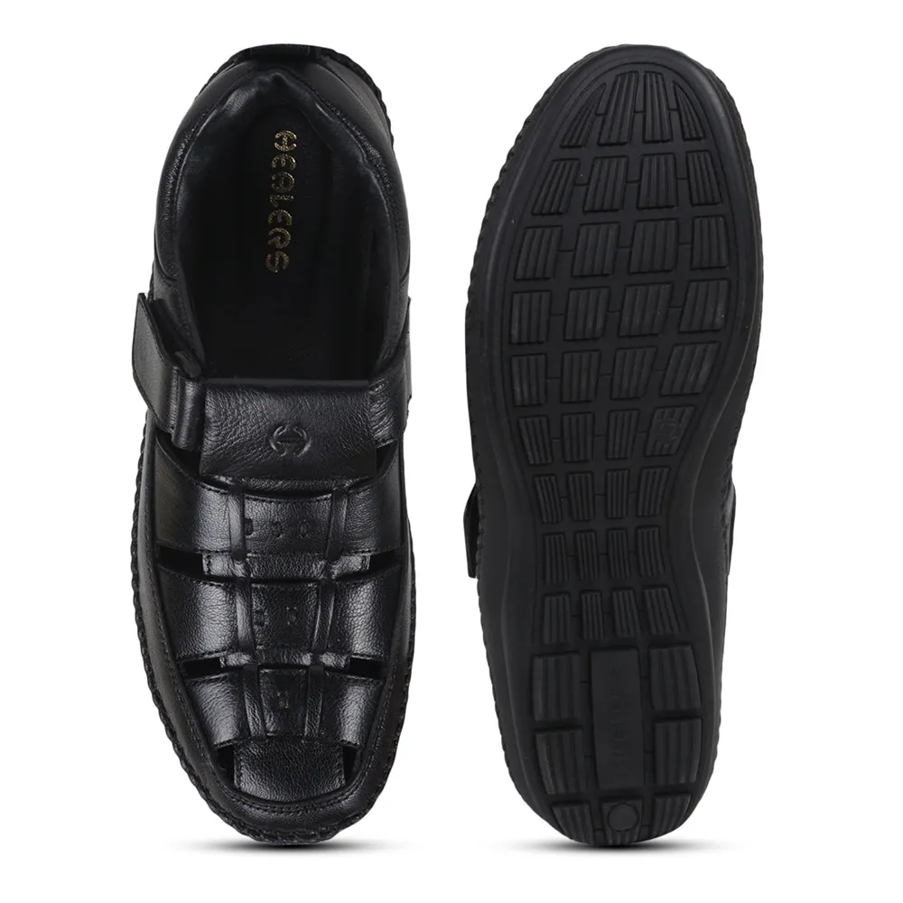 Miniso Bathroom Slippers Healers Casual Black Sandal For Men VCL-39 By Liberty