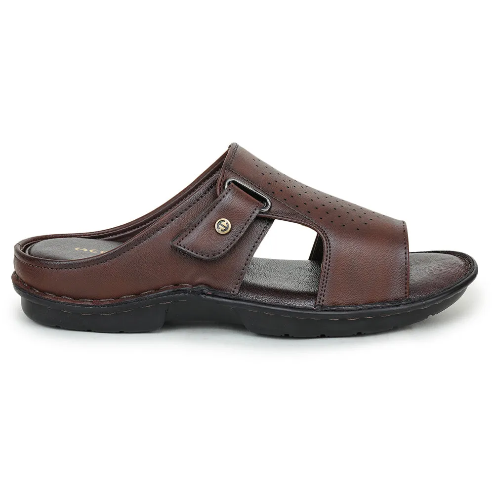 Slippers Warm Healers Casual Brown Sandal For Men AVN-34 By Liberty