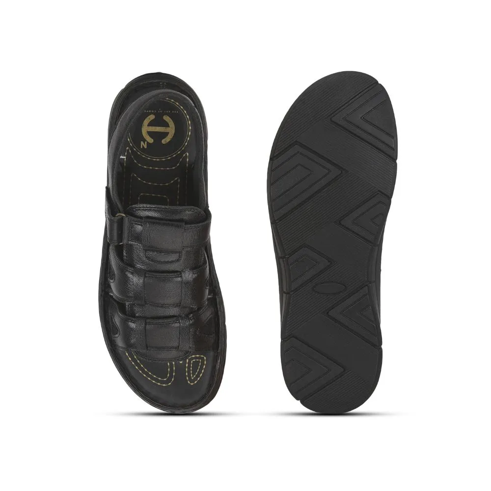 Healers Casual Sandal For Men (Black) ACUSOFT-1 By Liberty Ariat Slippers Nearby