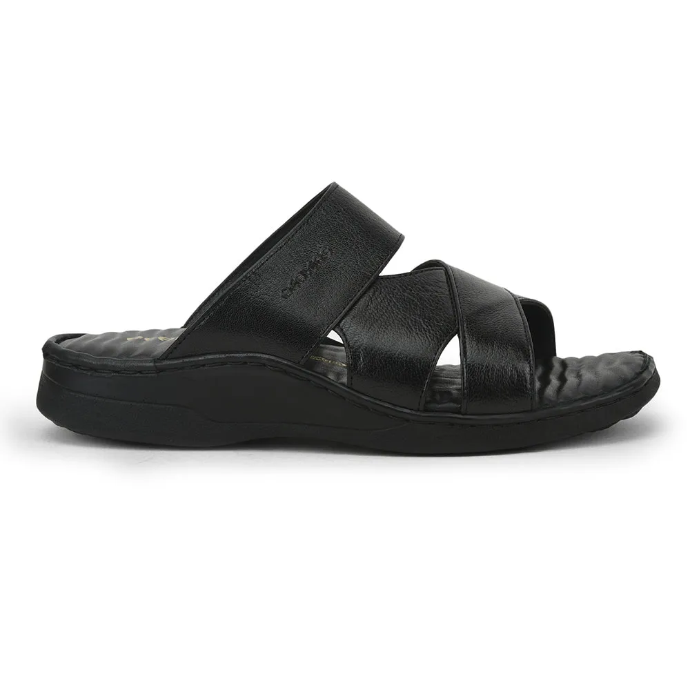 Werewolf Slippers Healers Casual Slippers For Men (Black) 2191-51 By Liberty