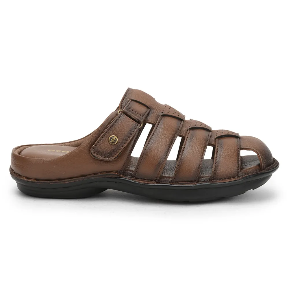 Healers Formal Sandal For Men (Tan) ER-54 By Liberty Slides Or Flip Flops