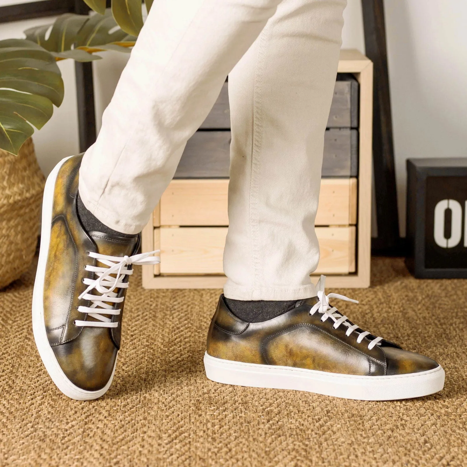 Men's Trainers Patina Green 5327 Wedge Sole Composite Toe Work Boots