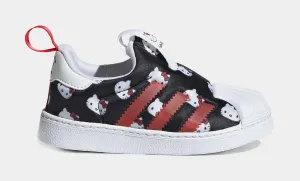 Hello Kitty Superstar 360 Infant Toddler Shoes (Black/Red) Adidas Hockey Shoes